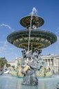 Fontaine des Mers Fountain of the Seas, Concorde Square, Paris Royalty Free Stock Photo