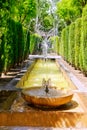 Fontaine of Hort del Rei gardens Palma de Mallorca