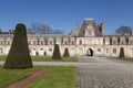 Fontainebleau castle Royalty Free Stock Photo