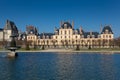 Fontainebleau castle, Seine et marne, Ile de France Royalty Free Stock Photo