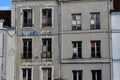 Fontainebleau, France - august 21 2020 : squalid old house