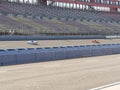 Fontana, California USA - Nov. 8, 2018: Mazda Race car at Auto Club Speedway Pit Lane