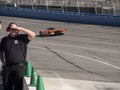 Fontana, California USA - Nov. 8, 2018: Mazda Race car at Auto Club Speedway