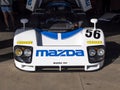 Fontana, California USA - Nov. 8, 2018: Vintage Mazda Race car on Display