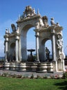 The Fontana del Gigante,Immacolatella,Fountain of the Giant in Naples-Italy Royalty Free Stock Photo