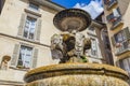 Fontana Del Gombito in Bergamo Royalty Free Stock Photo