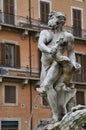 Fontana del Moro in Rome, Italy