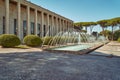 Fontana del Piazzale Konrad Adenauer. Palazzo della CiviltÃ  Italiana