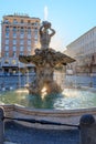 Fontana Del Tritone in Piazza Barberini in Rome