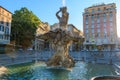 Fontana Del Tritone in Piazza Barberini in Rome