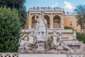 Fontana della Dea di Roma in Piazza del Popolo Royalty Free Stock Photo