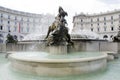 Fontana delle Naiadi in Rome Royalty Free Stock Photo