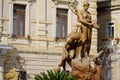 Fontana di Diana at Archimedes square in Syracuse, Sicily, Italy