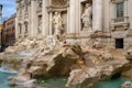 Fontana di Trevi or Trevi Fountain. Rome. Italy Royalty Free Stock Photo