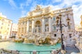 Fontana di Trevi Trevi Fountain. Rome - Italy. Royalty Free Stock Photo