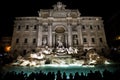 Fontana di trevi by night - Rome