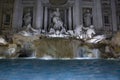 Fontana di trevi by night, rome, italy