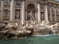 The Fontana di Trevi in Rome Royalty Free Stock Photo