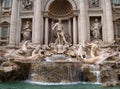 The Fontana di Trevi in Rome Royalty Free Stock Photo