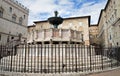 Fontana Maggiore. Perugia. Umbria. Royalty Free Stock Photo