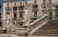 Fontana Pretoria in piazza Pretoria in Palermo, Sicily.