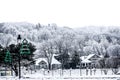 Fontana Wisconsin in the Winter Covered with Snow