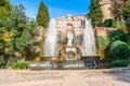 Fontane del Nettuno e dell` Organo famous Italian Renaissance Villa D`este gardens in Tivoli, Italy