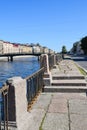 The Fontanka river embankment in St.Petersburg