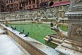 Fonte Gaia or fountain of joy on Piazza del Campo Square in Siena, Tuscany Royalty Free Stock Photo