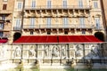 Fonte Gaia fountain situated at the very heart of the city in Piazza del Campo in Siena, Tuscany, Italy Royalty Free Stock Photo