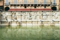 Fonte Gaia in Piazza del Campo, Siena, Tuscany, Italy Royalty Free Stock Photo