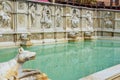 Fonte Gaia is monumental fountain in Piazza del Campo in Siena. Italy Royalty Free Stock Photo