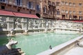 Fonte Gaia, Siena, Tuscany, Italy Royalty Free Stock Photo