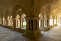 Cloister Abbey and Church Fontenay Royalty Free Stock Photo