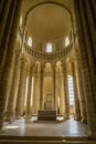 Fontevraud abbey autel in the main cathedral