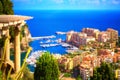 Fontvieille and its beautiful marina as seen from above