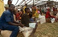 Food aid in Burundi. Royalty Free Stock Photo