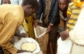 Food aid in Burundi. Royalty Free Stock Photo