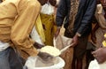 Food aid in Burundi. Royalty Free Stock Photo