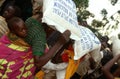 Food aid in Burundi. Royalty Free Stock Photo