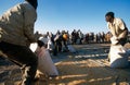 Food aid in Burundi. Royalty Free Stock Photo