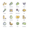 Food Allergens Icons - Outline Series