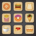 food and beverage icon set. Vector illustration decorative design