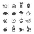 Food and beverage icons