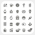 Food and Beverage icons set