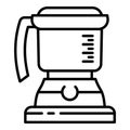 Food blender icon, outline style