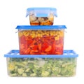 Food boxes storage Royalty Free Stock Photo