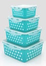 Food boxes storage Royalty Free Stock Photo