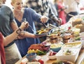 Food Buffet Catering Dining Eating Party Sharing Concept Royalty Free Stock Photo