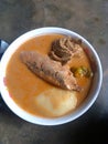 This food is called fufu and it is one of my best food